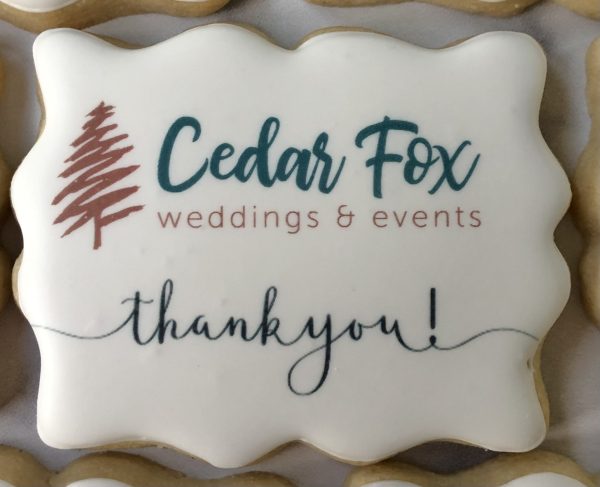 custom logo cookies